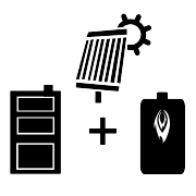 Ogrzewanie kocioł olejowy + solar + kocioł węglowy UO