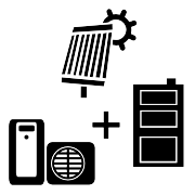 Ogrzewanie pompa ciepła Split + kocioł węglowy UO + solar